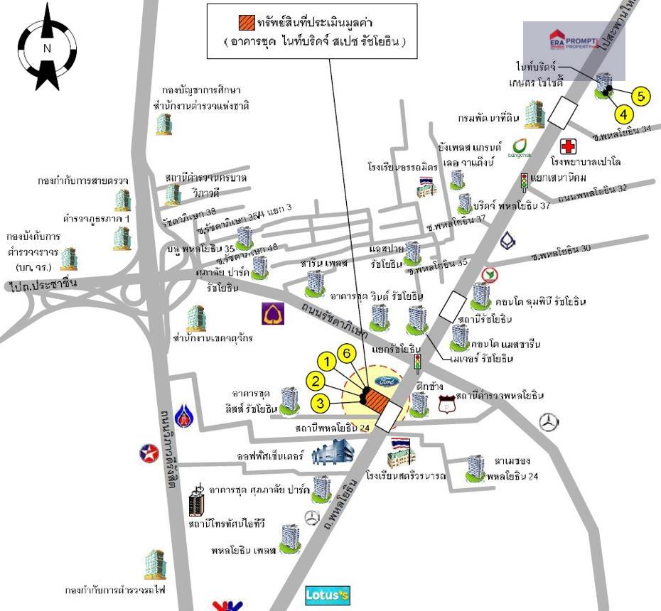 NPA ขาย ไนท์บริดจ์ สเปซ รัชโยธิน ทำเลสุดฮิต ใกล้ BTS รัชโยธิน, Central Plaza ลาดพร้าว, และการเชื่อมต่อกับทุกเส้นทางการเดินทาง