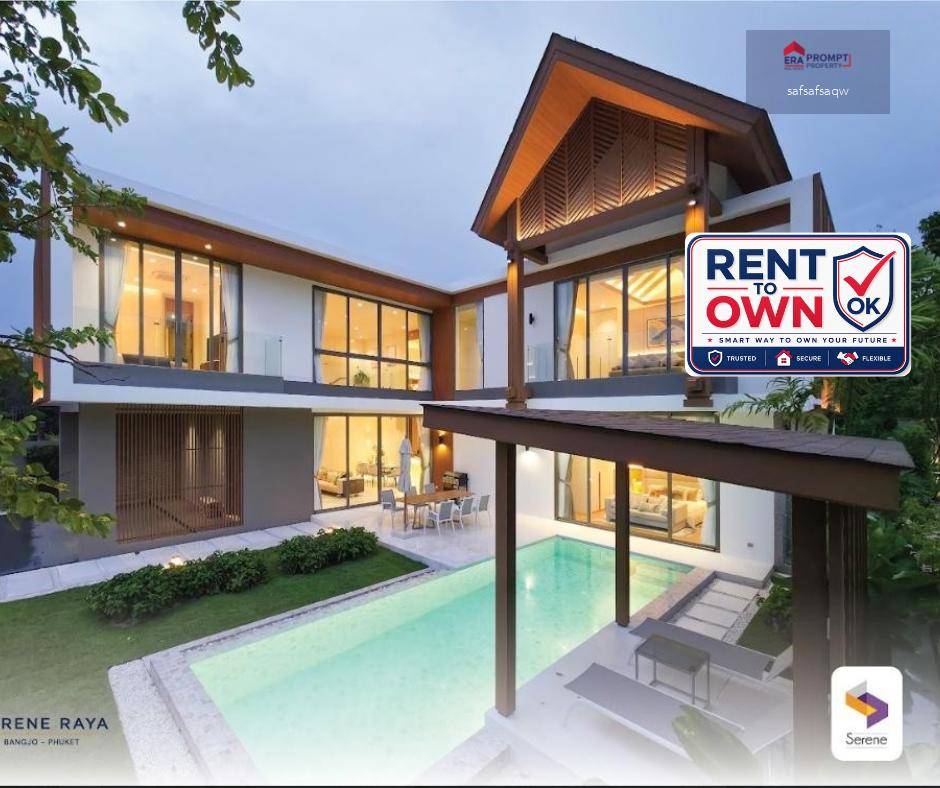 🌴 SERENE RAYA BANGJO – PHUKET เป็นเจ้าของ สร้างรายได้ และใช้ชีวิต — โครงการพูลวิลล่าที่น่าลงทุนที่สุดในภูเก็ต