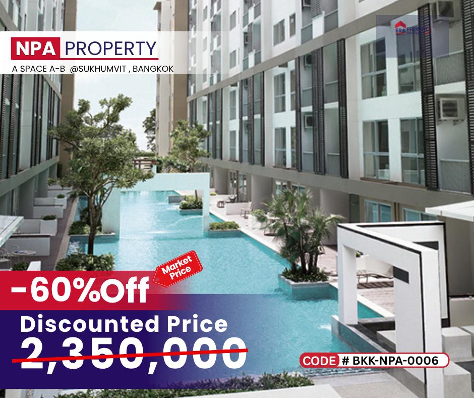 NPA คอนโด เอ สเปช สุขุมวิท เอ-บี คอนโดทำเลใจกลางสุขุมวิท–อ่อนนุช เดินทางสะดวก ใกล้ BTS