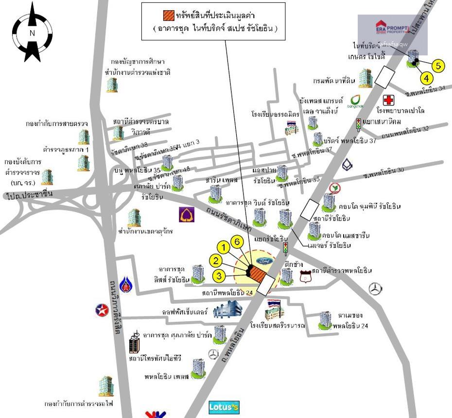 NPA ขาย ไนท์บริดจ์ สเปซ รัชโยธิน ทำเลสุดฮิต ใกล้ BTS รัชโยธิน, Central Plaza ลาดพร้าว, และการเชื่อมต่อกับทุกเส้นทางการเดินทาง
