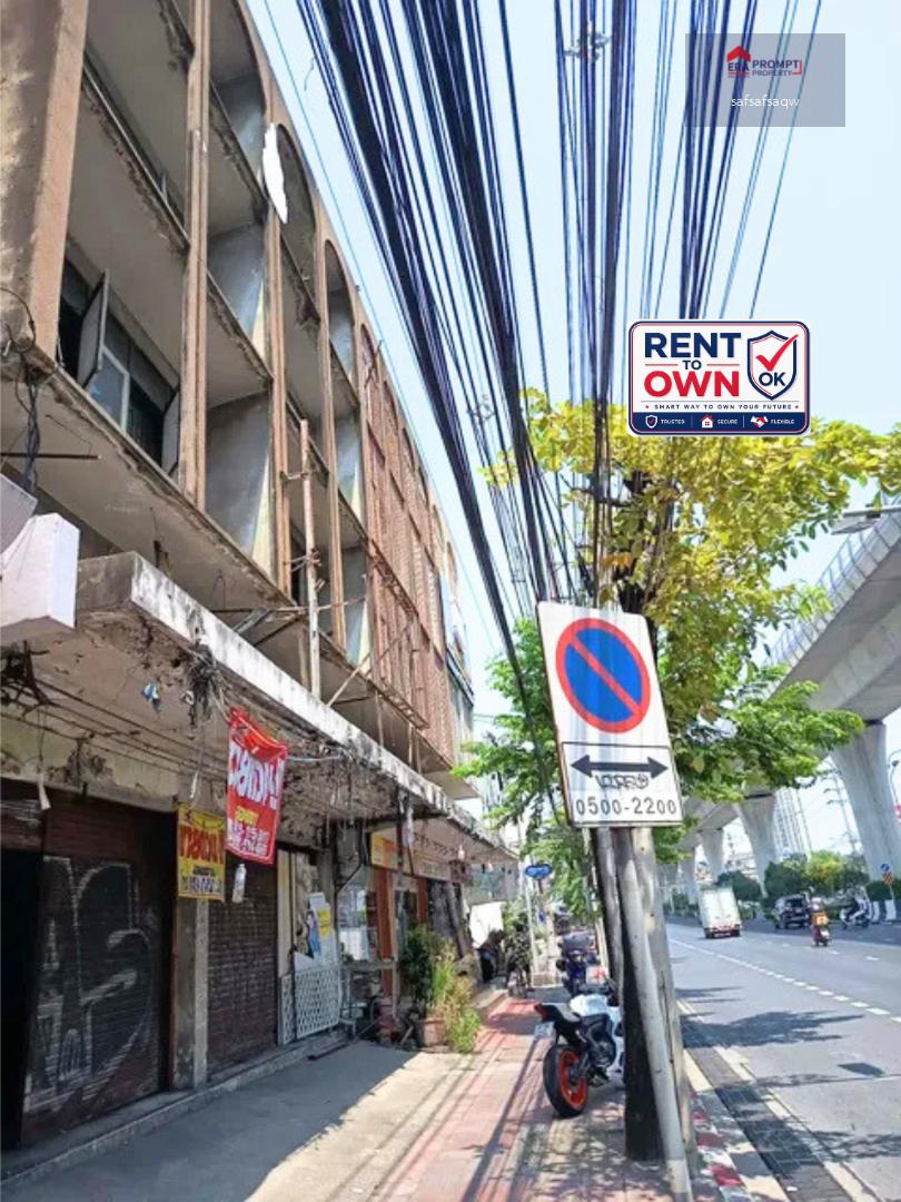 ขายอาคารพาณิชย์ 4 ชั้น 2 คูหา ทำเลทองติด MRT ใกล้เดอะมอลล์ บางแค